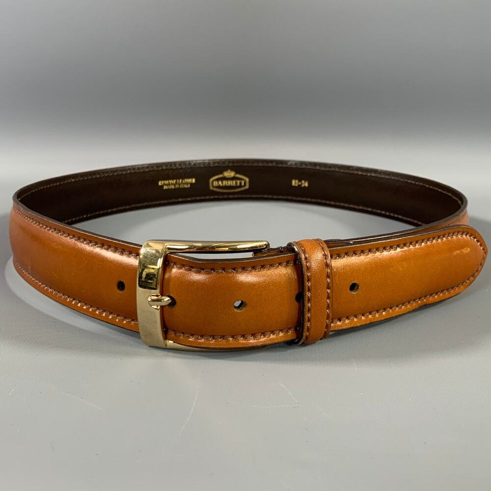 BARRETT Size 34 Brown Leather Belt